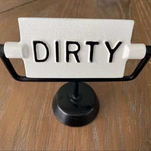 Hearth and hand dirty/clean sign